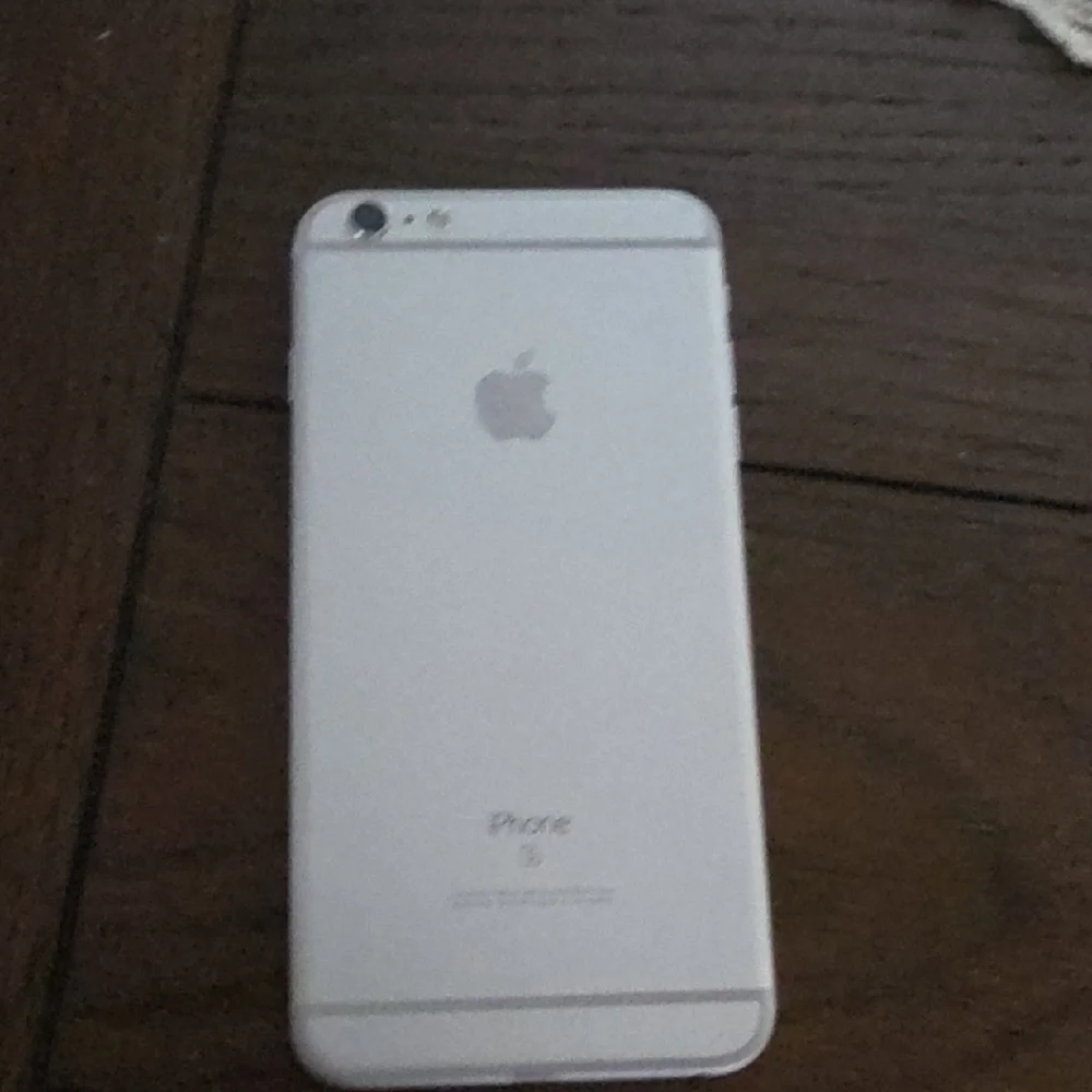 White I Phone 6S Plus Smartphone with Home Button - Sleek Touchscreen Mobile